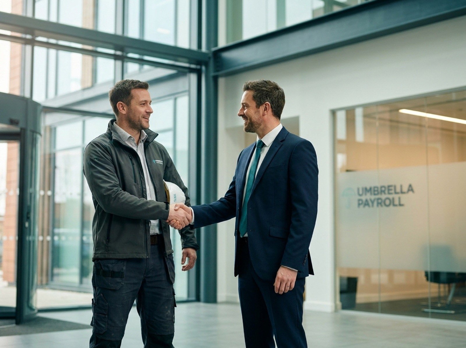 Contractor meeting a consultant